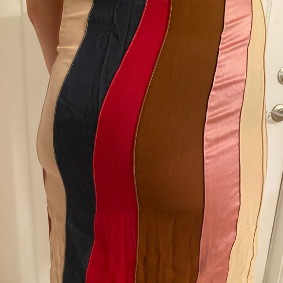 Catherine Malandrino Striped Cocktail Dress - Picture 4 of 7